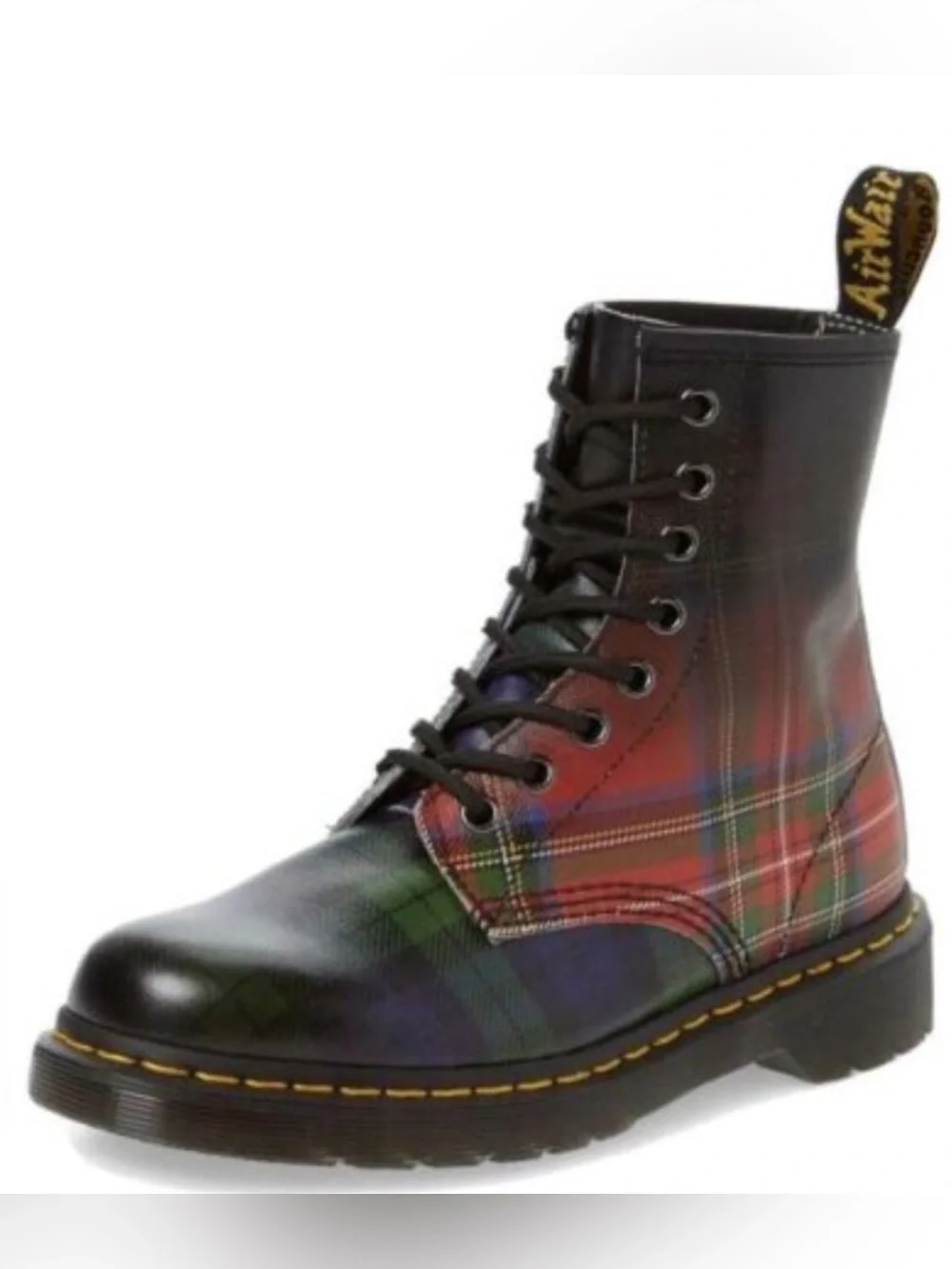 Doc Martens Tartan 1460 Boots / 8 US Ladies, 39 EU - Picture 2 of 11